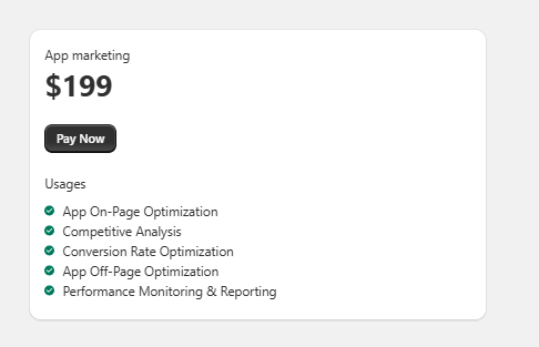 App marketing add-on overview